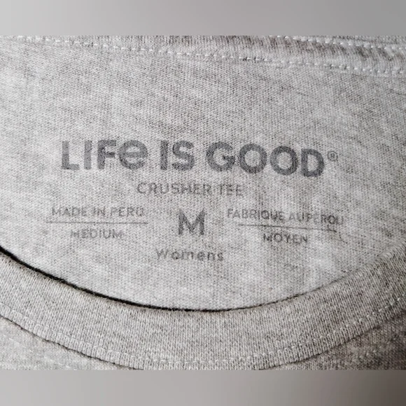 Life Is Good crusher Dog Lover Tee Sz-M - Picture 4 of 4